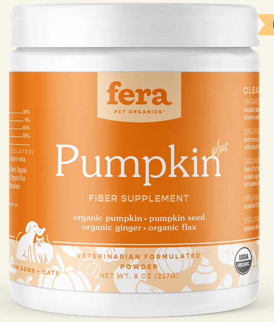 Fera Pet Organics Pumpkin Plus Fiber Support