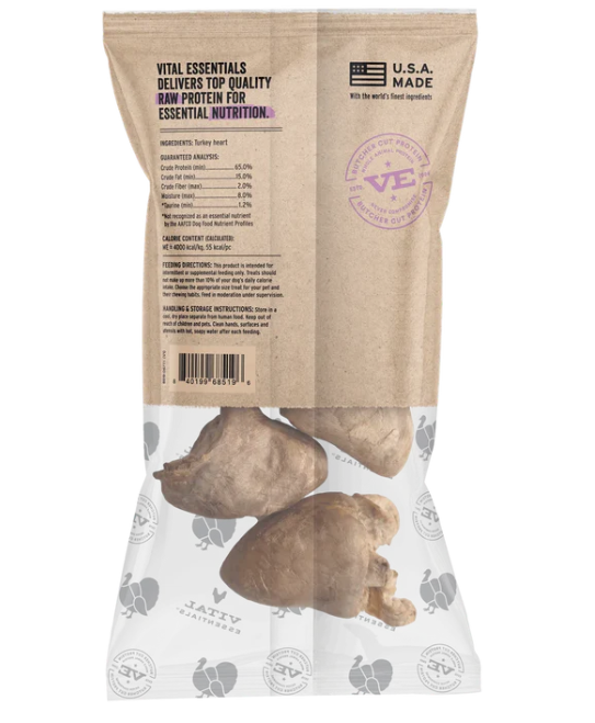 Load image into Gallery viewer, Vital Essentials Freeze-Dried Raw Turkey Hearts 1.6oz
