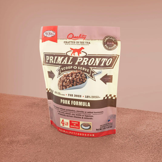 Primal Pronto Raw Pork 4lb