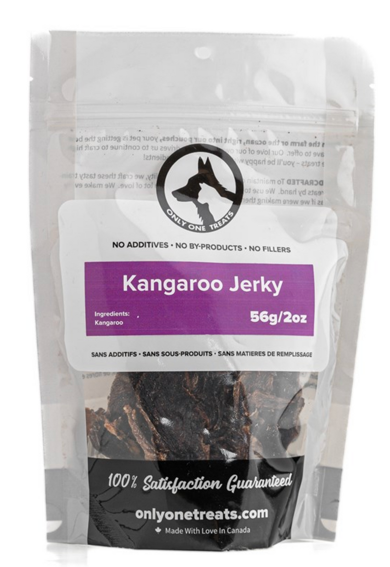 Load image into Gallery viewer, Only One Treats Kangaroo Jerky 56g
