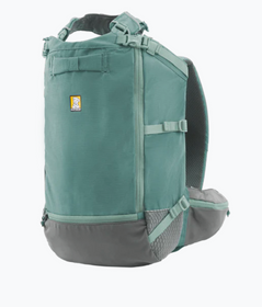 Ruffwear Hitch Hiker Dog Backpack Carrier River Rock Green