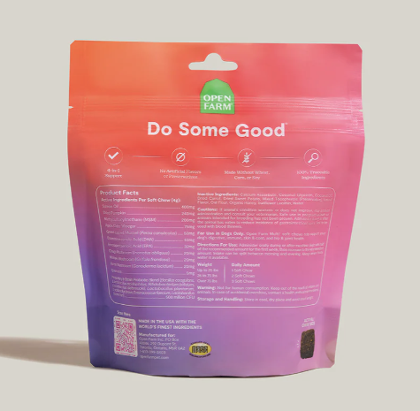 Load image into Gallery viewer, Open Farm Dog Supplement Multi+ Chews 90ct
