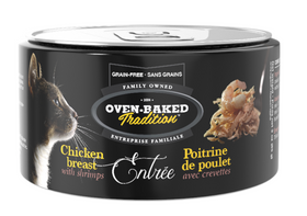 Oven-Baked Tradition Cat Chicken Breast w/ Shrimp Entree 3oz