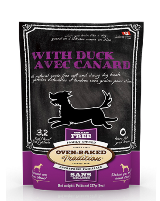 Oven-Baked Tradition Dog GF Treat Duck 8 oz