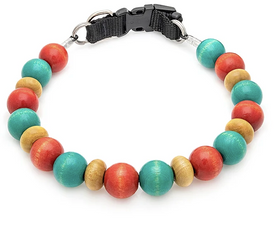 Furry Beads Collar 20 Multi