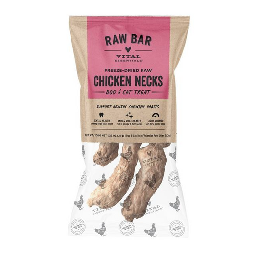 Vital Essentials Freeze-Dried Chicken Necks 1.23oz