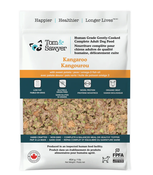 Tom & Sawyer Dog Gently Cooked Kangaroo 454g