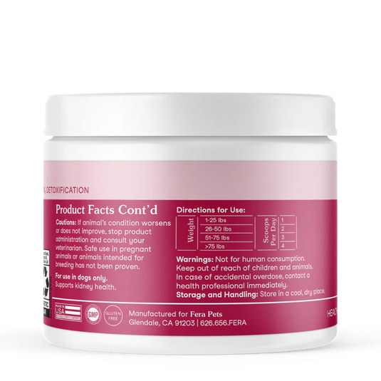Fera Pet Organics Kidney Support for Dogs