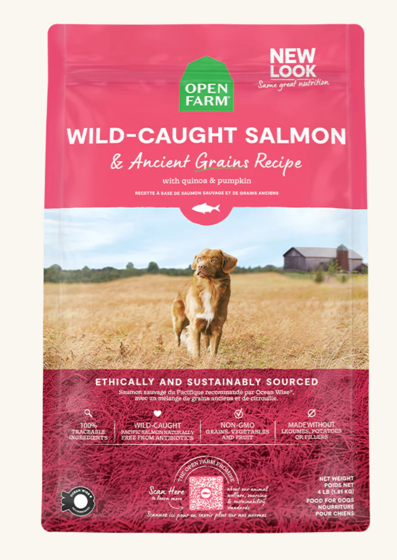 Load image into Gallery viewer, Open Farm Wild-Caught Salmon Ancient Grains - Discover Dogs
