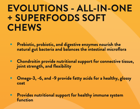NaturVet Evolutions Advanced All-In-One + Superfoods Soft Chews