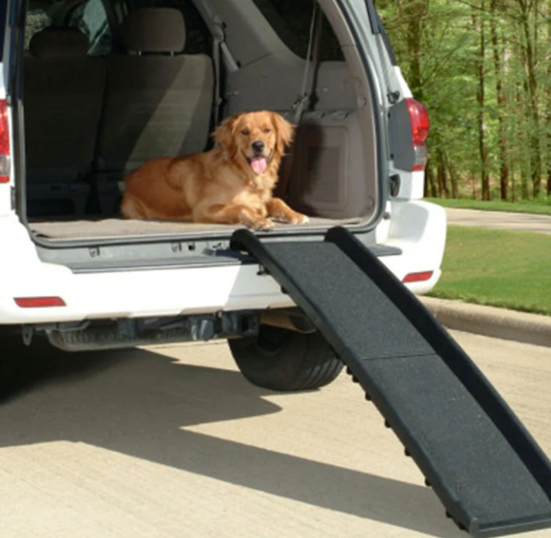 Load image into Gallery viewer, Happy Ride Folding Dog Ramp up to 150 lb
