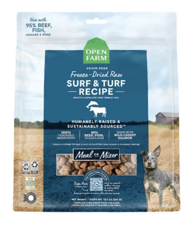 Load image into Gallery viewer, Open Farm Freeze Dried Surf&amp;Turf - Discover Dogs
