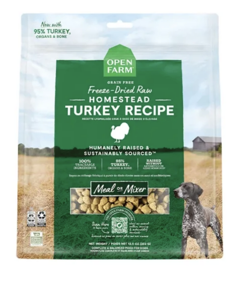 Load image into Gallery viewer, Open Farm Freeze Dried Turkey - Discover Dogs
