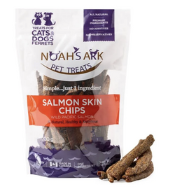 Noah's Ark Salmon Skin Chips 200g - Discover Dogs