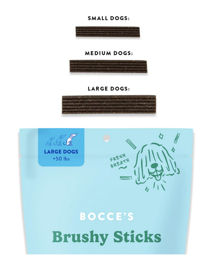 Load image into Gallery viewer, Bocce&#39;s Bakery Dog Dailies Brushy Sticks 13oz
