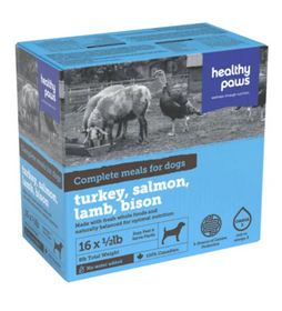 Healthy Paws Complete Dinner Turkey Lamb Salmon Bison 8lb