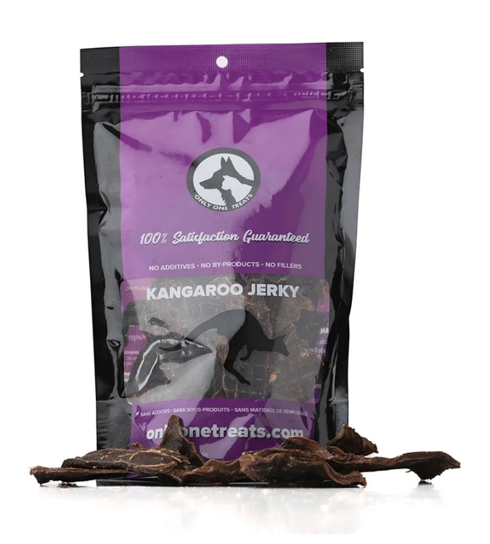 Load image into Gallery viewer, Only One Treats Kangaroo Jerky 56g
