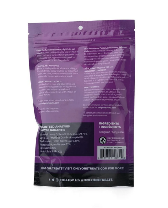 Only One Treats Kangaroo Jerky 56g