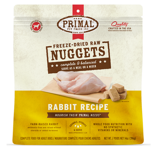 Primal Dog Freeze-Dried Rabbit