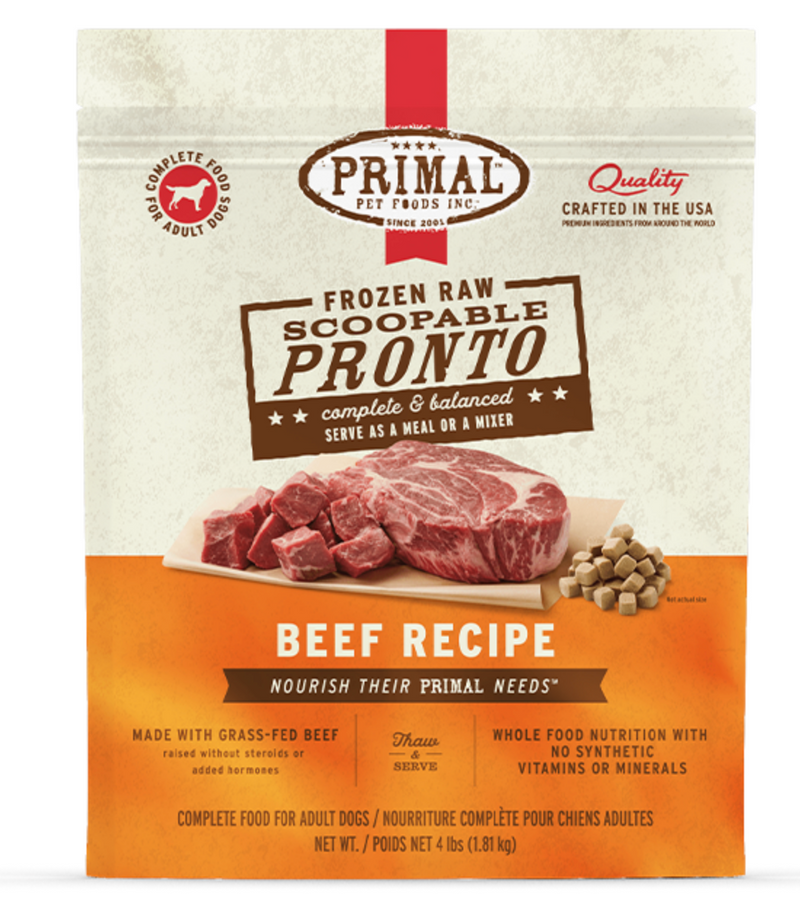 Load image into Gallery viewer, Primal Pronto Raw Beef 4lb
