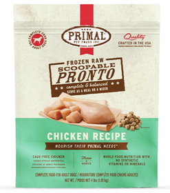 Primal Pronto Raw Chicken 4lb