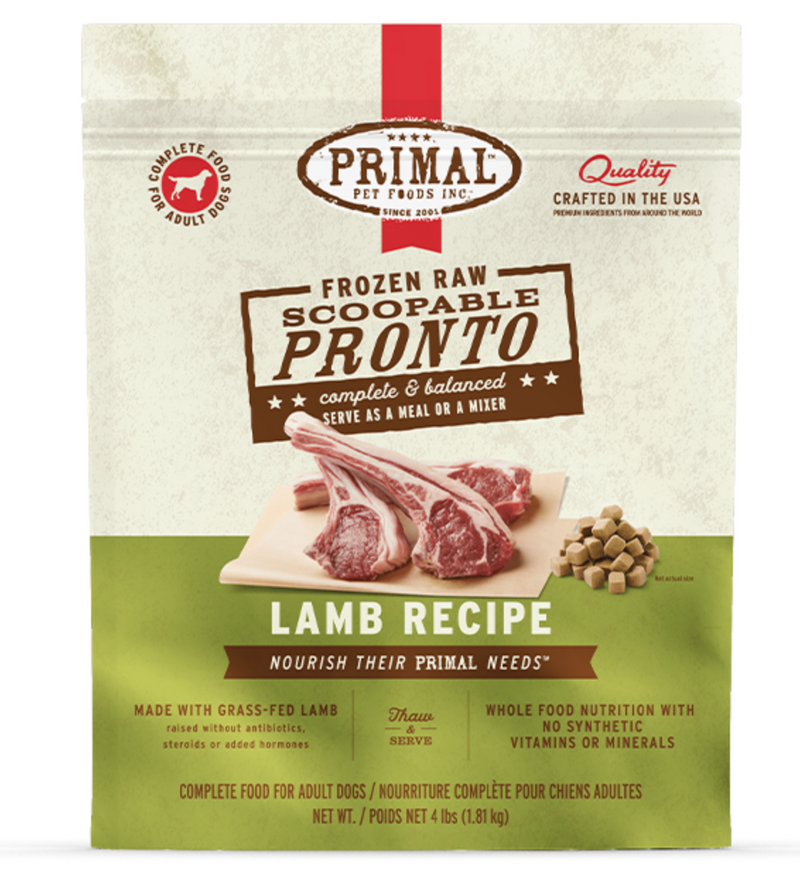 Load image into Gallery viewer, Primal Pronto Raw Lamb 4lb
