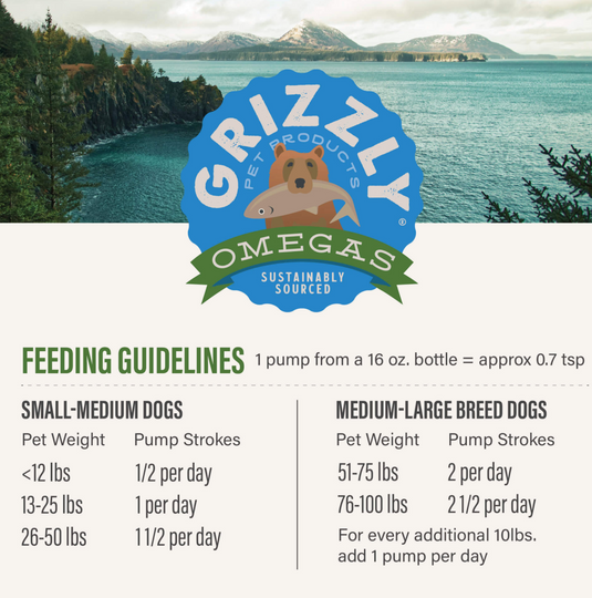 Grizzly Algal Plus Omega Oil Supplement