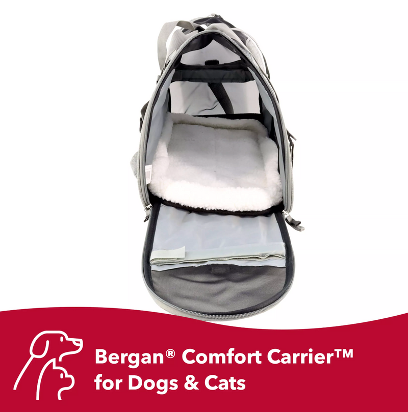 Load image into Gallery viewer, Bergan Comfort Carrier Black/Grey
