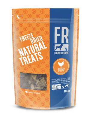 Formula Raw Freeze Dried Chicken Strips Treats 100g