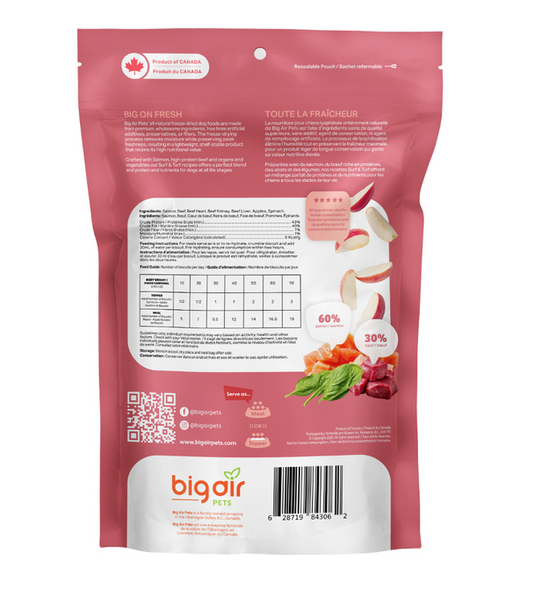 Big Air Pets Freeze Dried Surf & Turf 454g