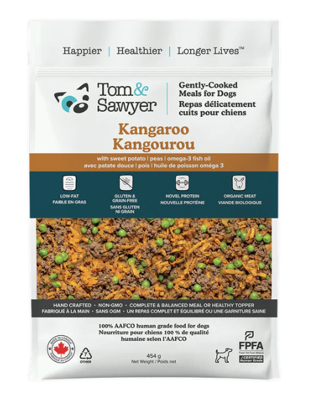Tom & Sawyer Dog Gently Cooked Kangaroo 454g