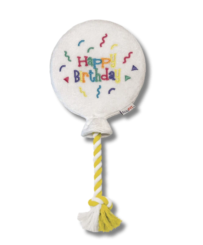 FouFou Birthday Balloon Squeakies