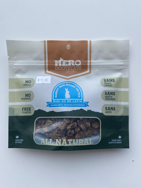 Hero Rabbit Mini Bones – 100 Pieces