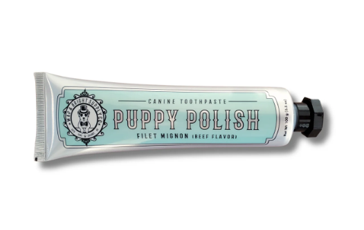 Load image into Gallery viewer, Wag &amp; Bright Puppy Polish Natural Canine Toothpaste Filet Mignon
