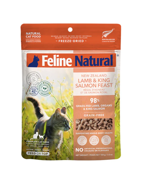 Feline Natural Freeze-Dried Lamb & Salmon