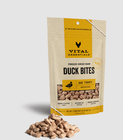 Vital Essentials Freeze-Dried Duck Bites 2oz