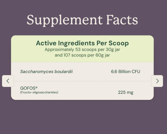 Animal Biome S. boulardii + FOS Powder for Cats and Dogs