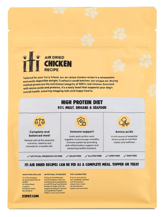Iti Biti Air Dried Chicken for Dogs