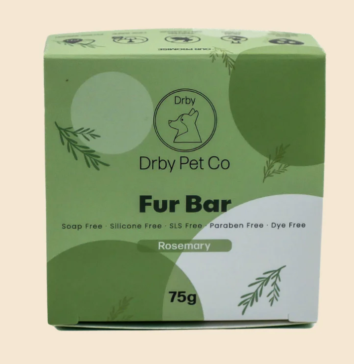 Load image into Gallery viewer, Drby Pet Co Fur Bar Rosemary 75g
