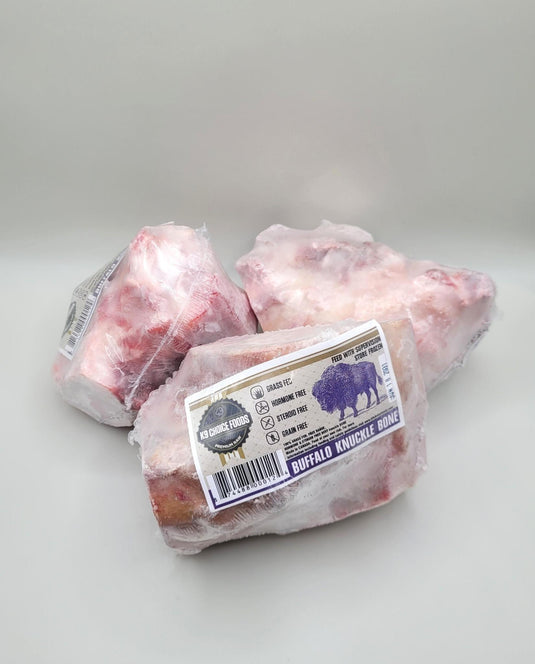 K9 Choice Dog Buffalo Knuckle Bones 1pk