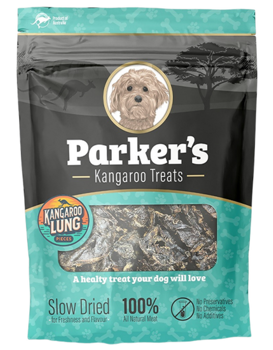 Parker's Kangaroo Treats Lung Pieces 75g