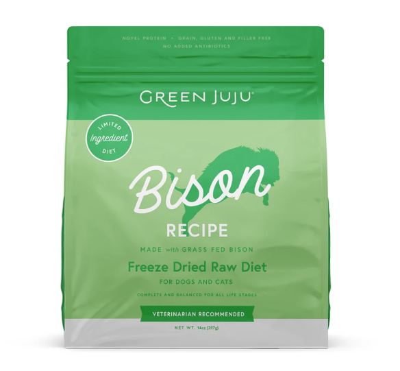 Load image into Gallery viewer, Green Juju Bison Freeze Dried 14oz
