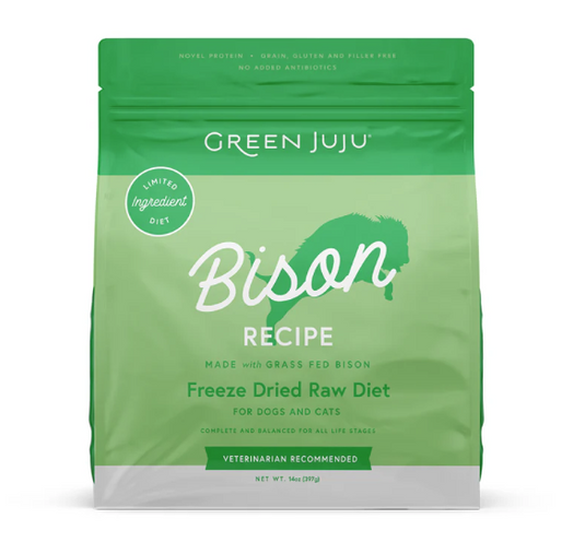 Green Juju Bison Freeze Dried 14oz