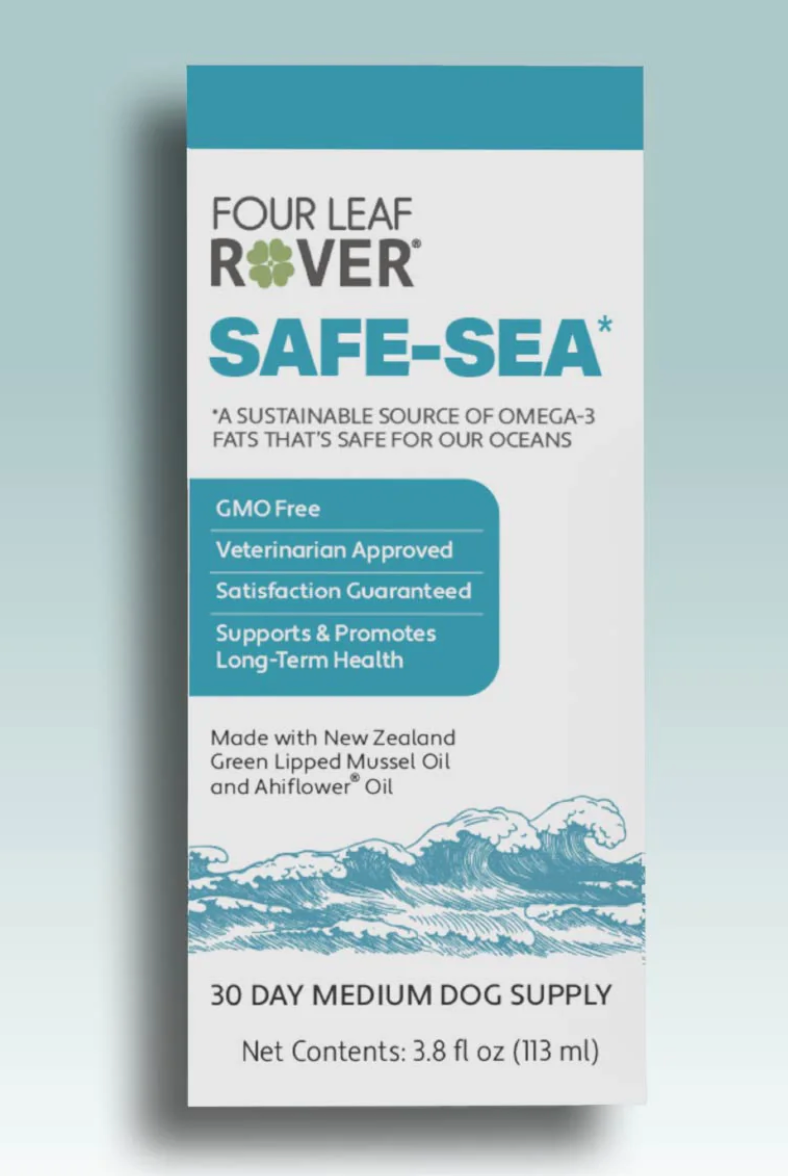 Load image into Gallery viewer, Four Leaf Rover Safe-Sea - Green Lipped Mussel Oil For Dogs
