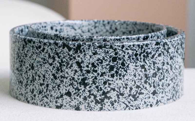 Load image into Gallery viewer, Dexypaws Dog Ceramic Bowl Salt &amp; Pepper
