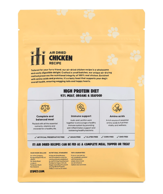 Iti Biti Air Dried Chicken for Dogs - Discover Dogs