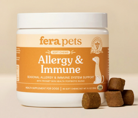 Fera Pet Organics Allergy & Immune Soft Chews for Dogs 90ct