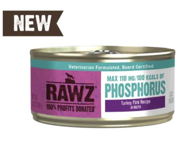 Rawz Cat Can Low Phosphorus Turkey Pate 155g