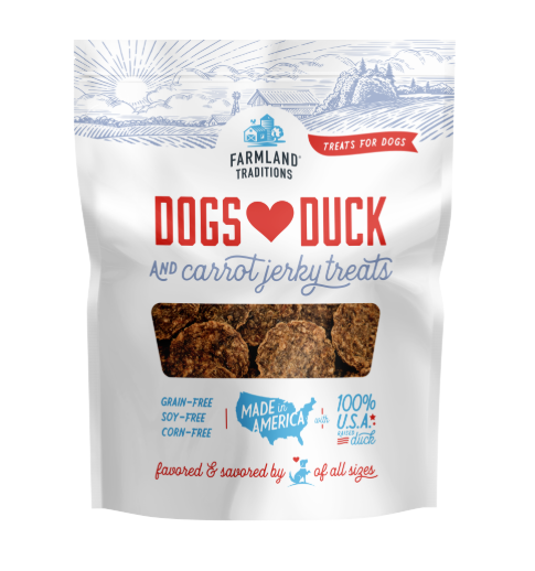 Farmland Traditions Duck & Carrot Jerky Treat