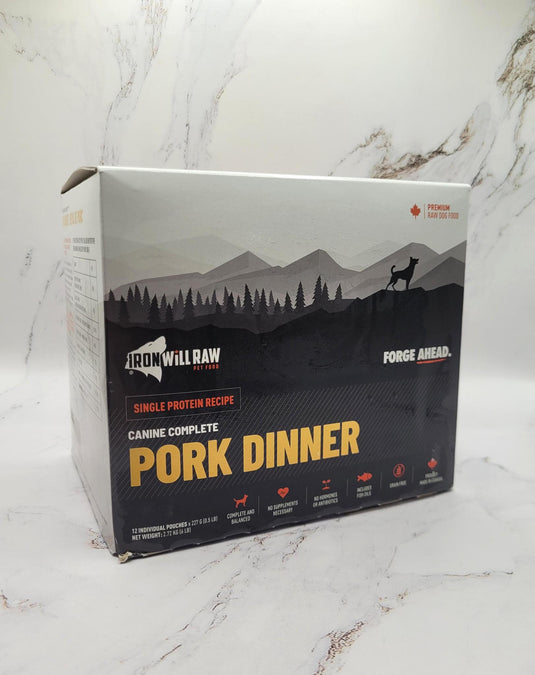 Iron Will Raw Canine Complete Pork Single Protein